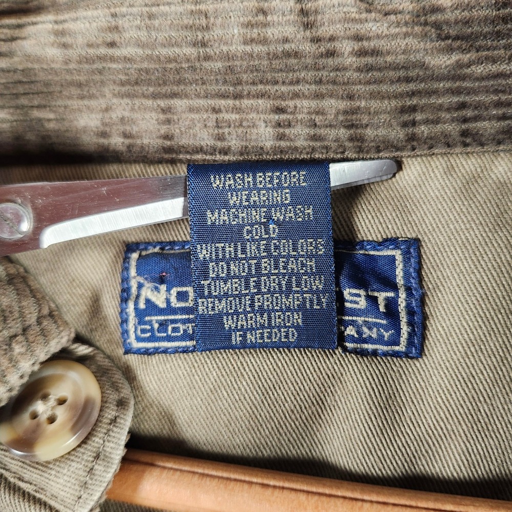 Great Northwest Men 4XL Khaki‎ Cotton Flannel Lined Chore Coat Plaid Workwear - Picture 9 of 16